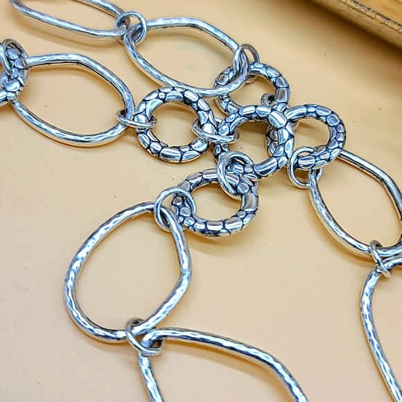 Brighton "Pebble Link" Long Textured Layering Necklace MSRP $128 ✨️ - Picture 10 of 13